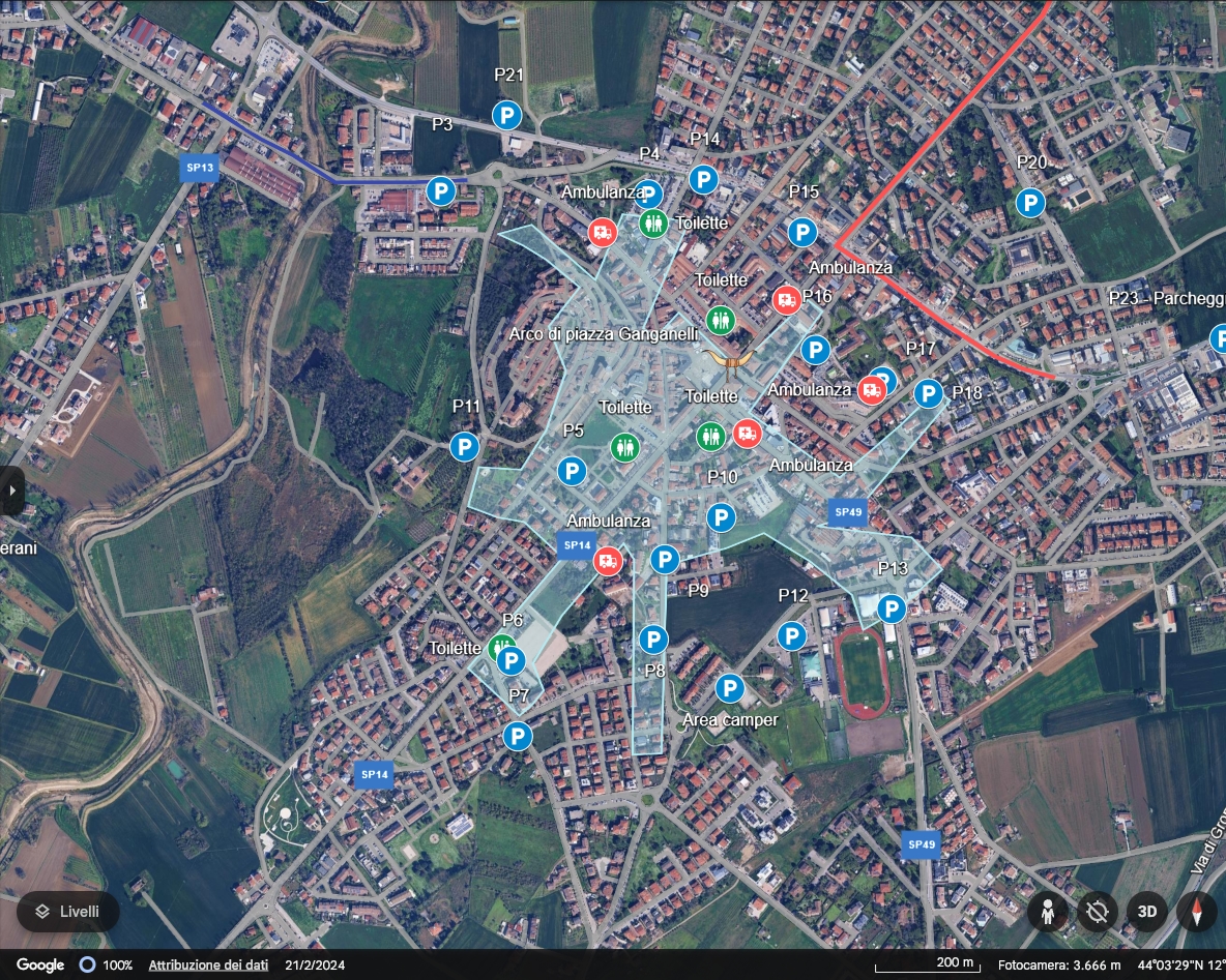 Fiera di San Martino, l'ordinanza con tutte le modifiche alla viabilità e la mappa dei parcheggi disponibili