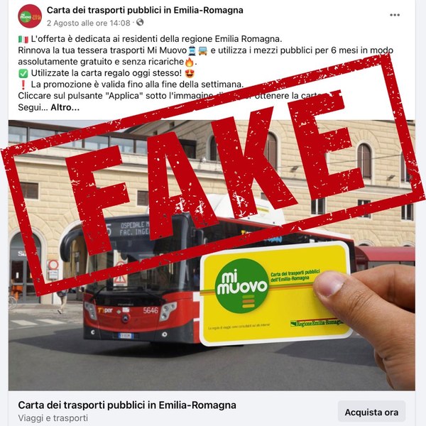 Mobilità, attenzione alle fake news: una truffa gli abbonamenti gratuiti a tutti per bus e treni